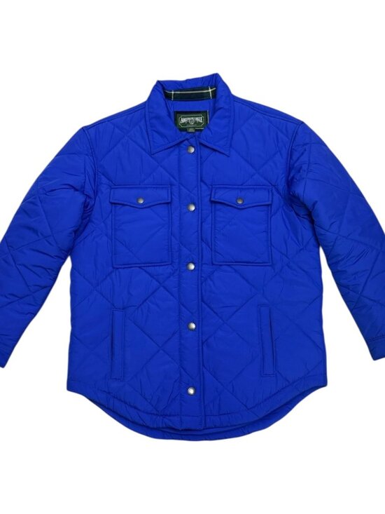 American Eagle Outfitters Jackets & Blazers - AMERICAN EAGLE Jacket Quilted Vibrant Blue Designer Puffer Parka Womens Small